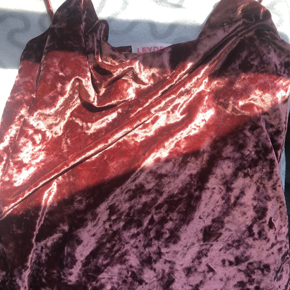 magenta velvet pink tank top